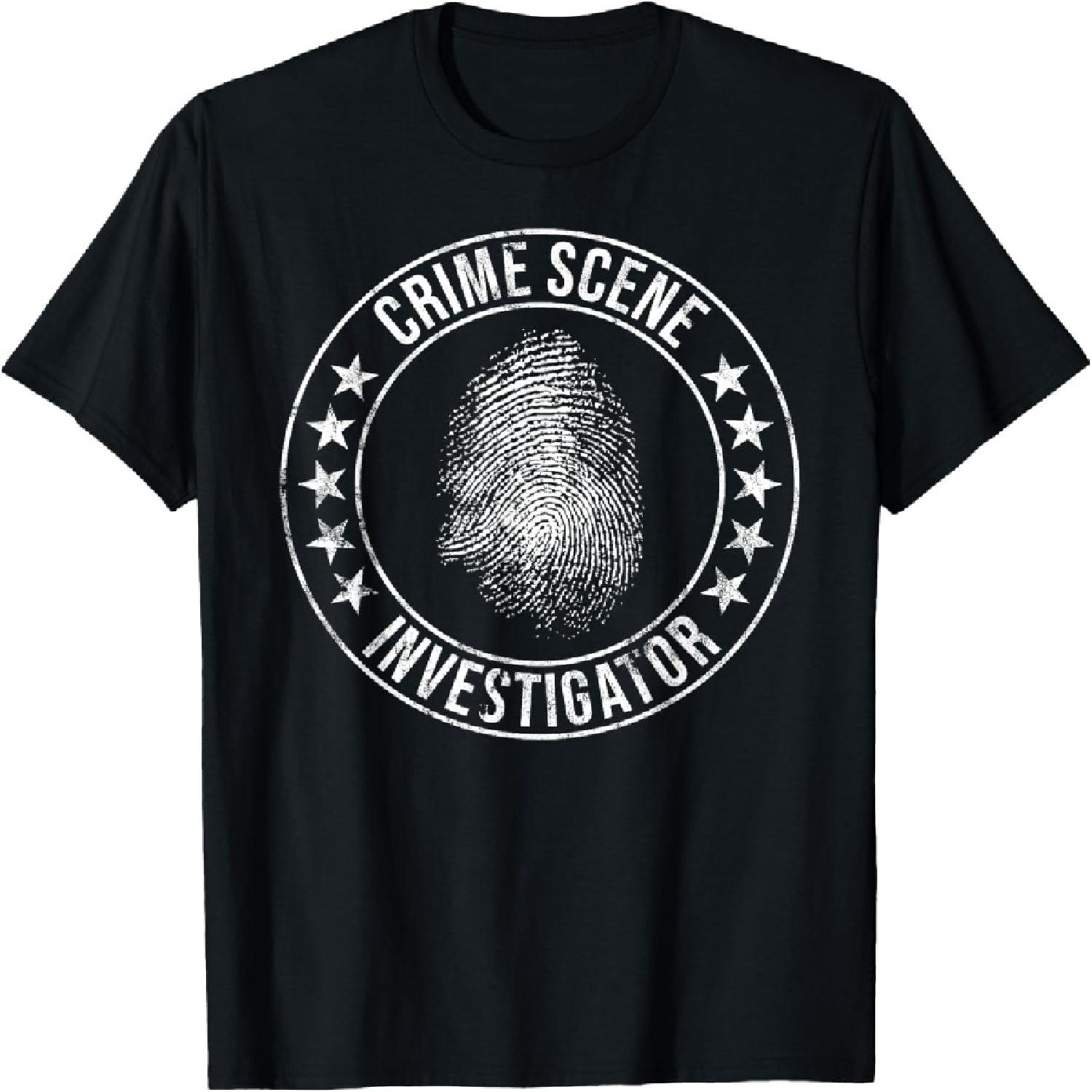 

Crime Scene Investigator CSI Themed T-Shirt XXXXXL різнокольоровий