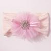 Hot-selling new children's headband cute mesh flower baby jacquard headscarf comfortable baby jewelry