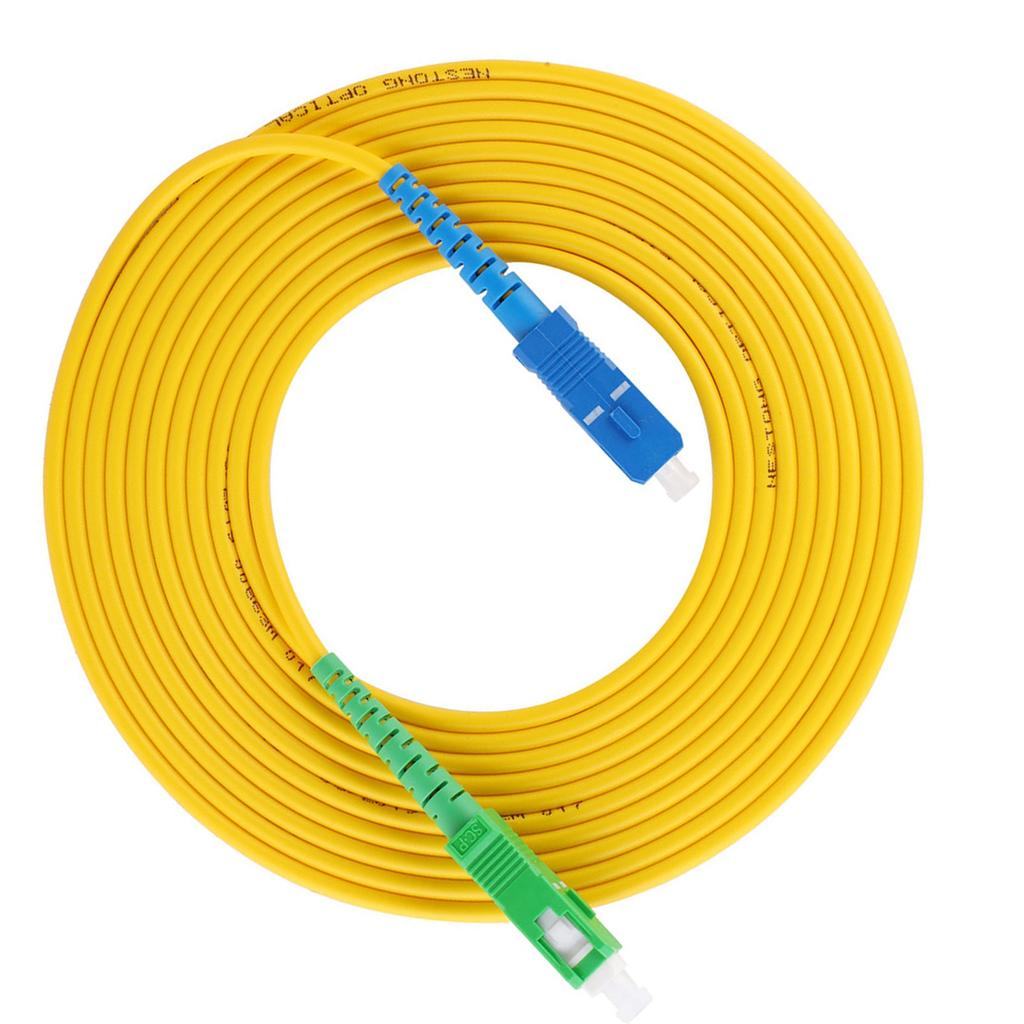 2 Pcs Fiber Jumper 5m Sc APCUPC Single Mode Optical Fiber Patch Cord Cable
