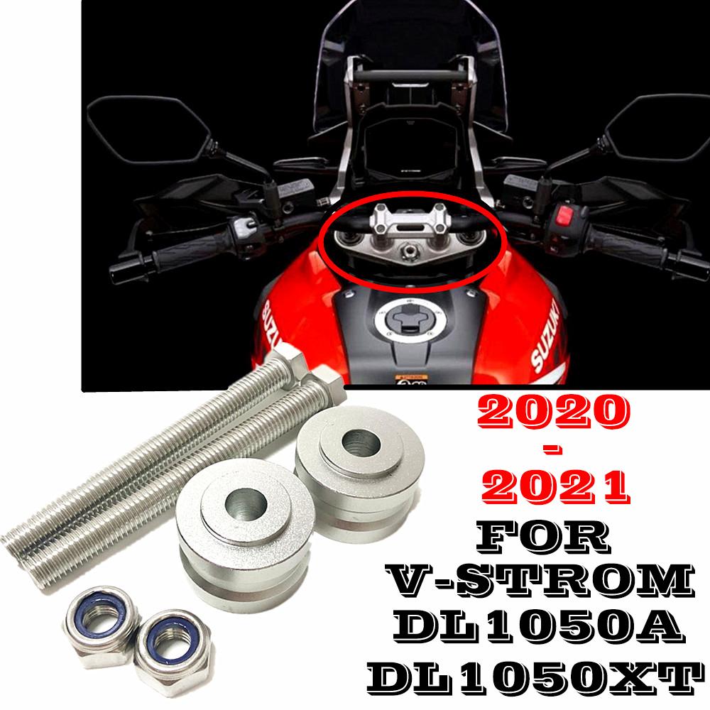Motorcycle Accessories CNC handlebar risers Height up Adapters For Suzuki DL1050XT DL1050A V-Strom V Strom VSTROM DL1050