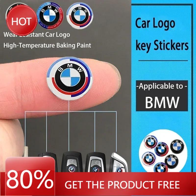 WHP2 2025 Hot 50 Anniversary Car Remote Key Fob Emblem Badge Radio button Sticker For BMW M E46 E90 E49 F30 F80 E36 E46 E93 E92 F34