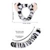 1/2/3/4 Animal Leopard Costume Accessories Leopard Ears Headband Tail Bowtie Tutus Skirt Halloween Cosplay Party Props