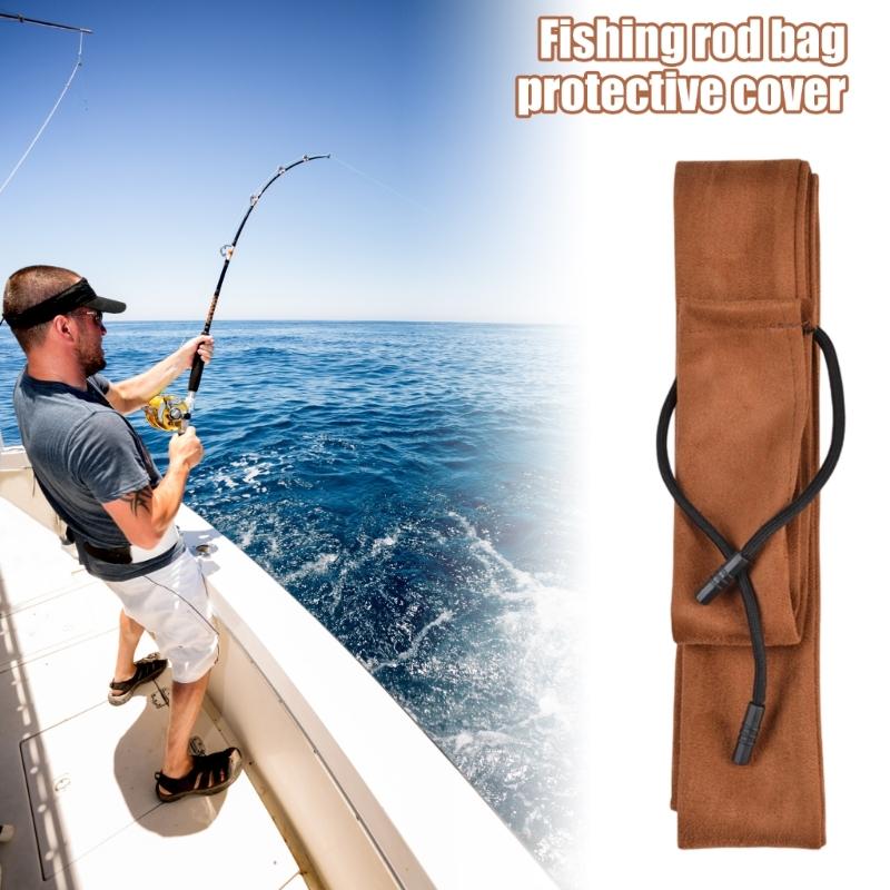 Covers for Baitcasting Rod Puncture Resistance Fishing Poles Sleeves 130/150cm Fishing Rod Sock Protective Cover