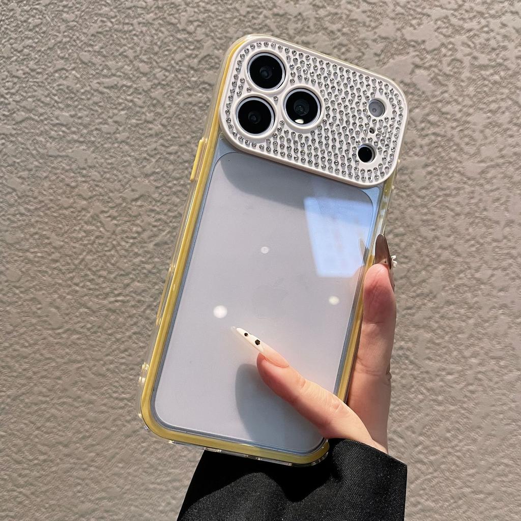 Premium Diamond-encrusted Glitter Case, Suitable for iPhone16Pro Mobile Phone Case, Apple 17Pro Max New 15 High Value.