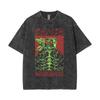204. Wypłukana Koszulka Anime Dorohedoro Graficzna Kaiman Merch Koszulka Wypłukana Vintage Gotycka Manga Rock Koszulka High Street Koszulki Oversize oversize