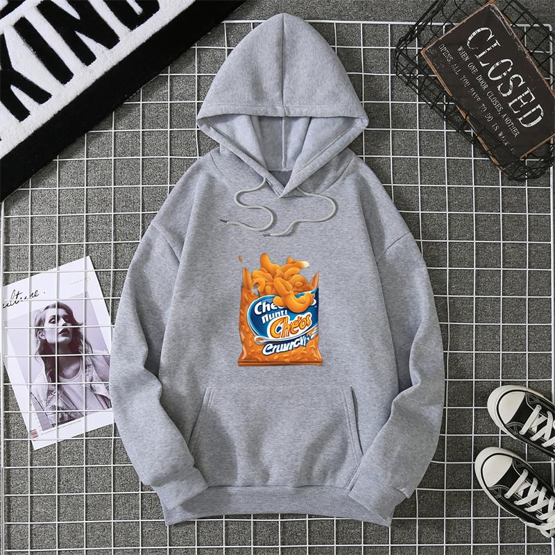 Spring Summer Women's Hoodie 3D Kawaii Printed Fashion Casual Long Sleeve Round Neck Top Loose Large Size Clothing