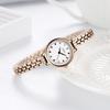 Colorful birthstone medieval watch niche high-value alloy bracelet watch women's exquisite waterproof steel belt watch