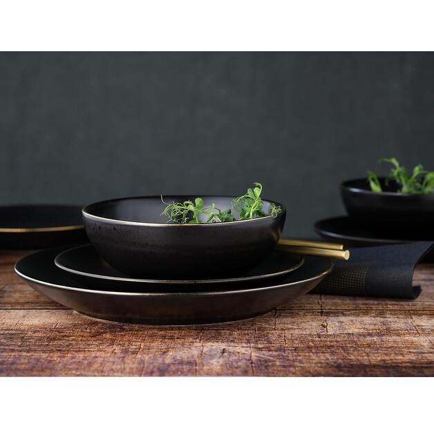 Набор посуды CreaTable Industrial Gold Black, 12 предметов (22707)