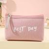 Summer travel makeup bag portable makeup storage bag for going out Canvas coin purse mobile storage bag