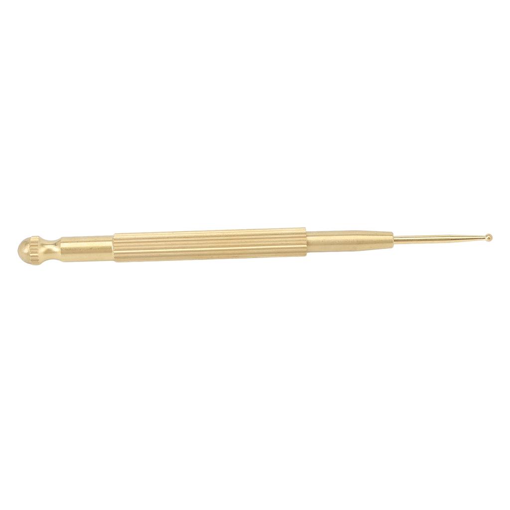 Ear Acupuncture Pen Reduce Pain Double Heads Prevent Slip Brass Ear Acupoint Reflexology Massage