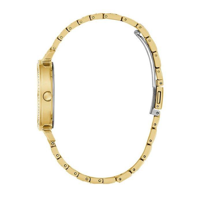 Montre - GUESS - GW0763L2 - Acier inoxydable doré - Zircons - Quartz japonais