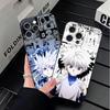 Hunter X-Hunters Killua Soft Phone Case for iPhone 16 16E 17 Air 15 Pro Max 14 Plus 13 Mini 11 12 7 Black Cover Back Shell