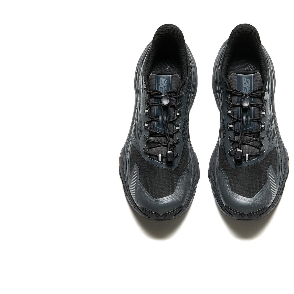 Anta Explore 2 Comfortable Versatile Non-Slip Durable Low-Top Trail Running Shoes Men Sneaker Gray Black 912445587-5