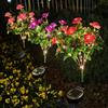Warm Solar Azalea LED Lights Outdoor Garden Lawn Patio Decorative Pathway Lamp