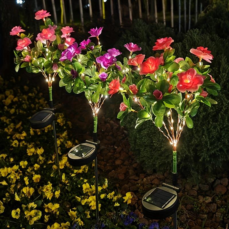 Warm Solar Azalea LED Lights Outdoor Garden Lawn Patio Decorative Pathway Lamp
