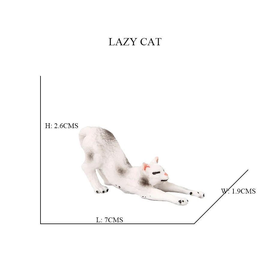 Plastic Cat Model Toys Farm Animal Figurines Persian Hairless cat kitten Action Figure Children Toy Kids Gifts Collectible Decor