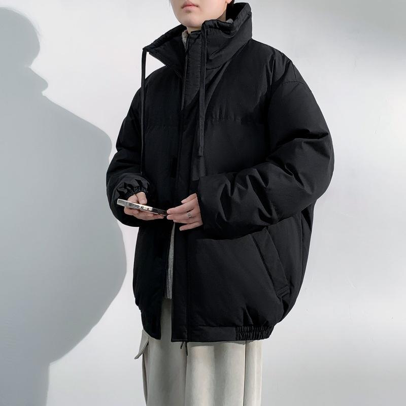 Stand-up Collar Cotton-padded Clothes for Men and Women of The Same Style, Winter Loose Bread Clothes, Couple Cotton-padded Jackets