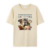 Fun Hamster Printed Men's T-Shirt Summer Vintage Kawaii Men's Women's Surfing Beach T-Shirt Unisex Breathable Casual Top