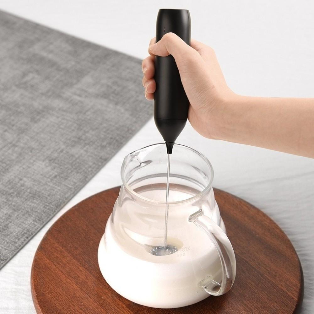 Powerful Electric Milk Frother 304 Stainless Steel Drink Mixer Electric Whisk Food Blender