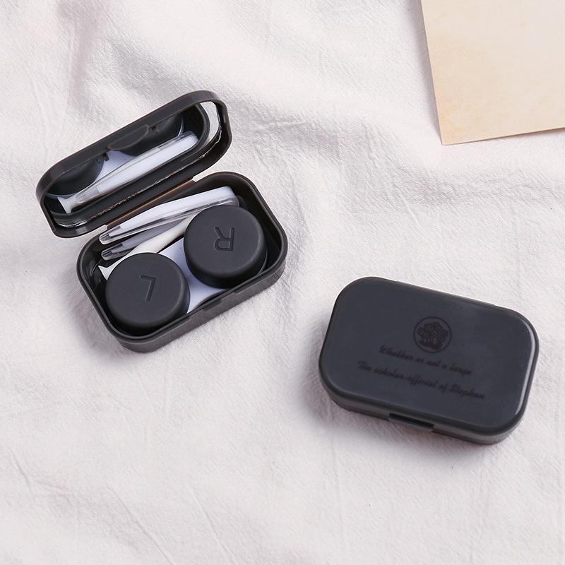 Leak-proof Contact Lens Case Portable Travel Kit for Girls High Sealing Lens Storage Box Compact Container with Mirror Tool
