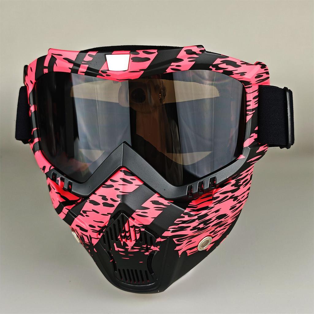 Moto Snow Goggles Mask UV400 Outdoor Riding Men's Windproof Sand Goggles Helmet Mask Mask