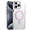 For iPhone 15 Pro Max Case Compatible with MagSafe Clear PC+TPU Sealed Magnetic Phone Cover