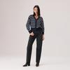 Levis Relaxed Comfortable Versatile Striped Knit Sweater Women tops A8728-0028