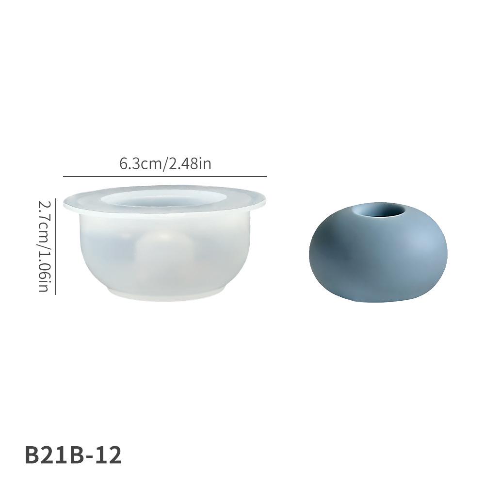 Geometric Epoxy Mold for Flower Vase - DIY Hydroponic Test Tube and Wall Decoration Silicone Mold
