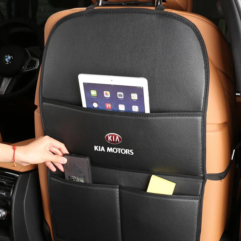 Tappetino Anti-Sporco per Auto Coprisedili Auto Protezioni Posteriori Per KIA EV6 Sorento Niro Stinger Ceed Carnival K5 K9 Soul Cadenza Sportag