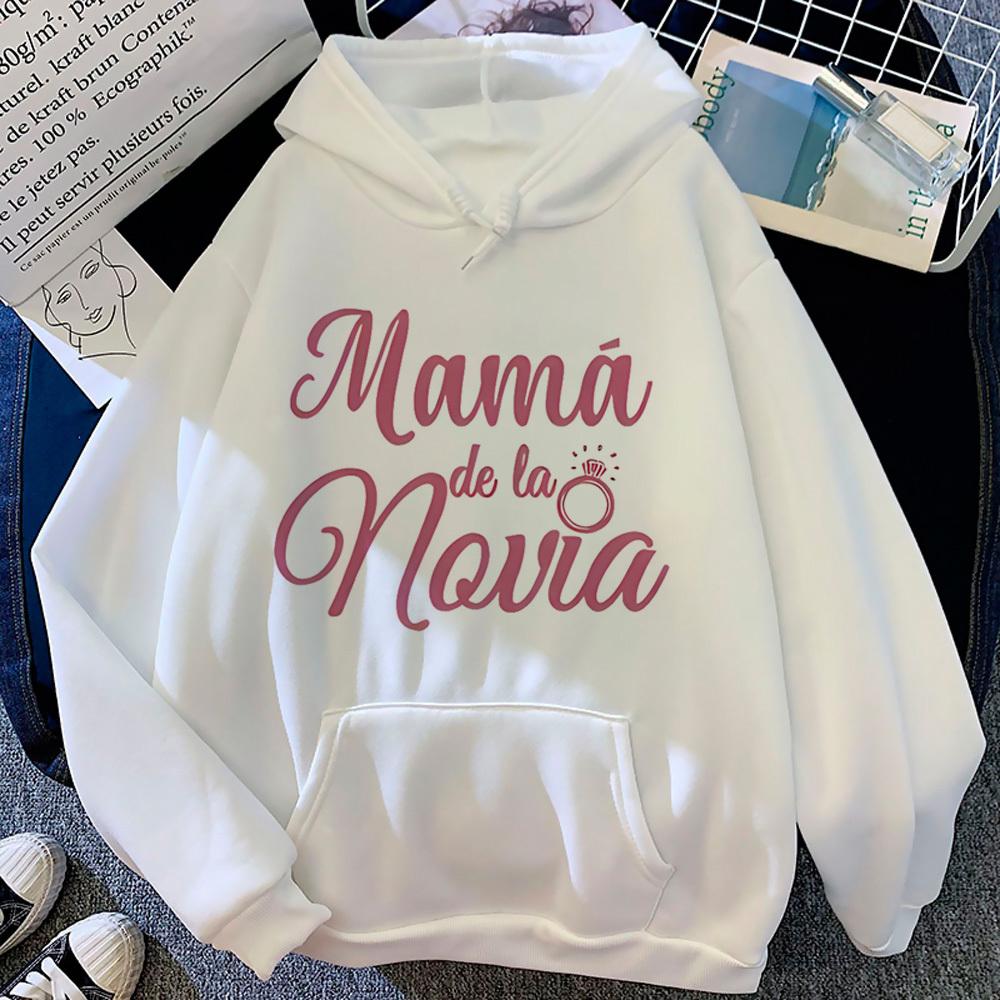 Bachelorette Party Hoodies Women Sweat Y2k Y2k Aesthetic Long Sleeve Top Korean Style Pulls Clothing Women Japanese Hooded Shirt