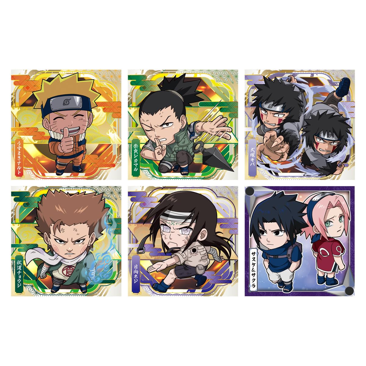 

Bandai Naruto Shippuden Sticker Wafers Vol.5 Uehwa Toy Food Baked Confectionery