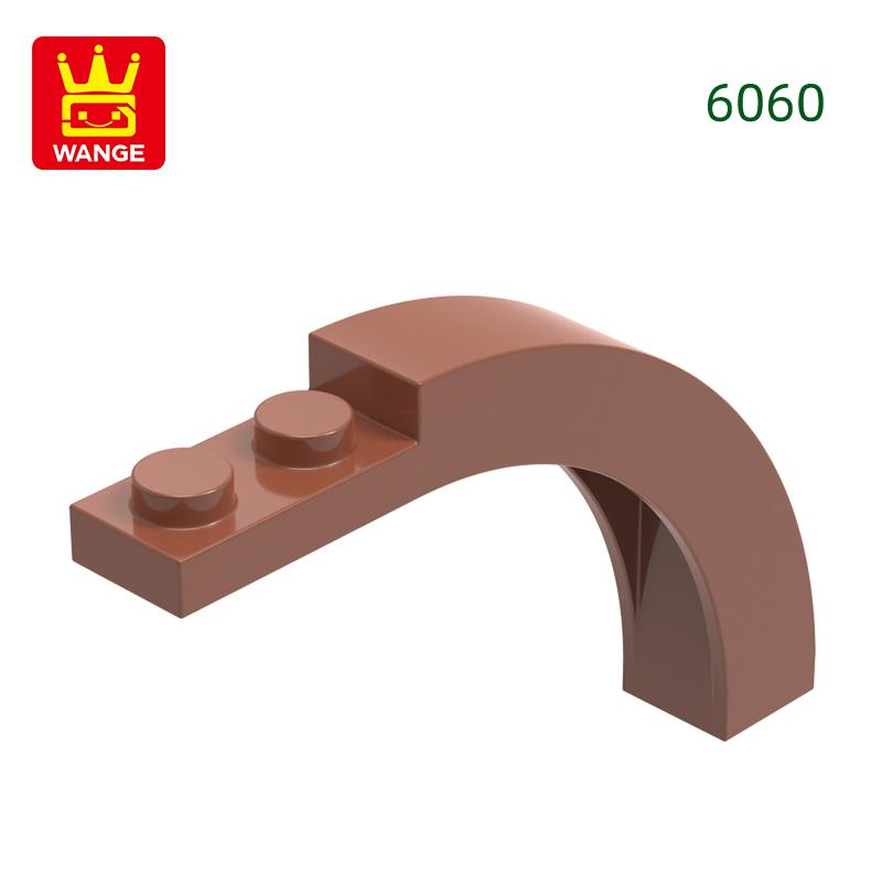 

Non-Toxic 60Pcs/Lot 6060 High Bend 2 Dots Building Blocks Moc Construction Compatible With Bricks Children Toys Gift Box about 60pcs