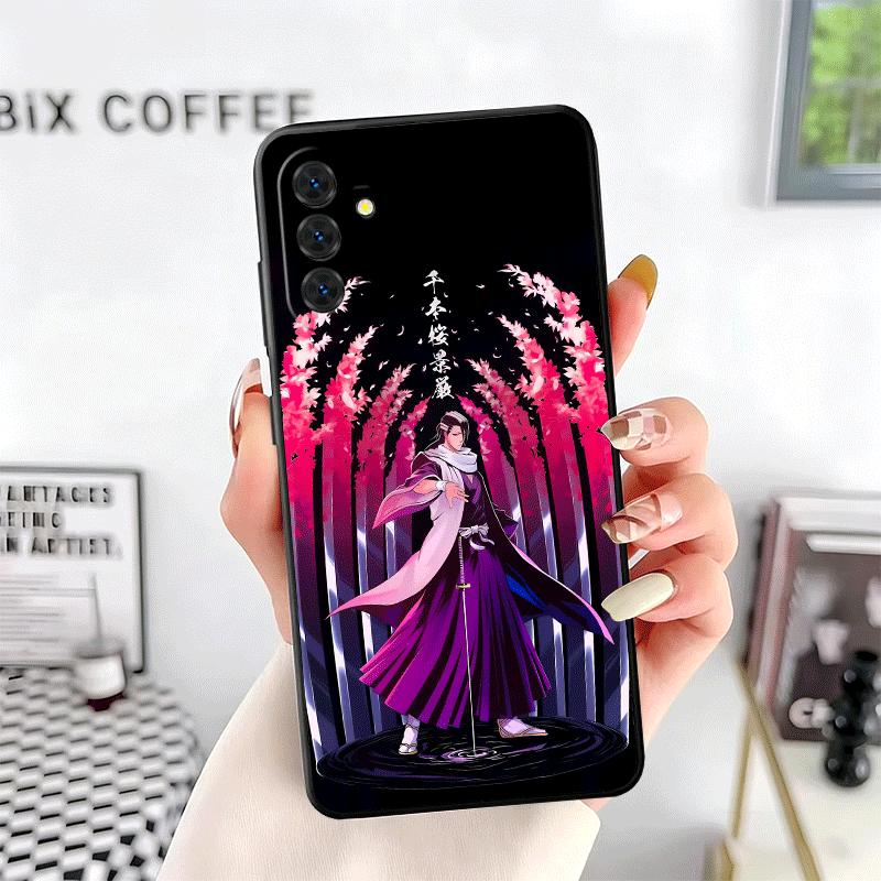 Bleach Kuchiki Byakuya Soft Phone Case for Samsung A17 A37 A57 A16 A26 A36 A56 A15 A25 A35 A55 A14 A24 A34 A54 A13 A23 A33 A53 A