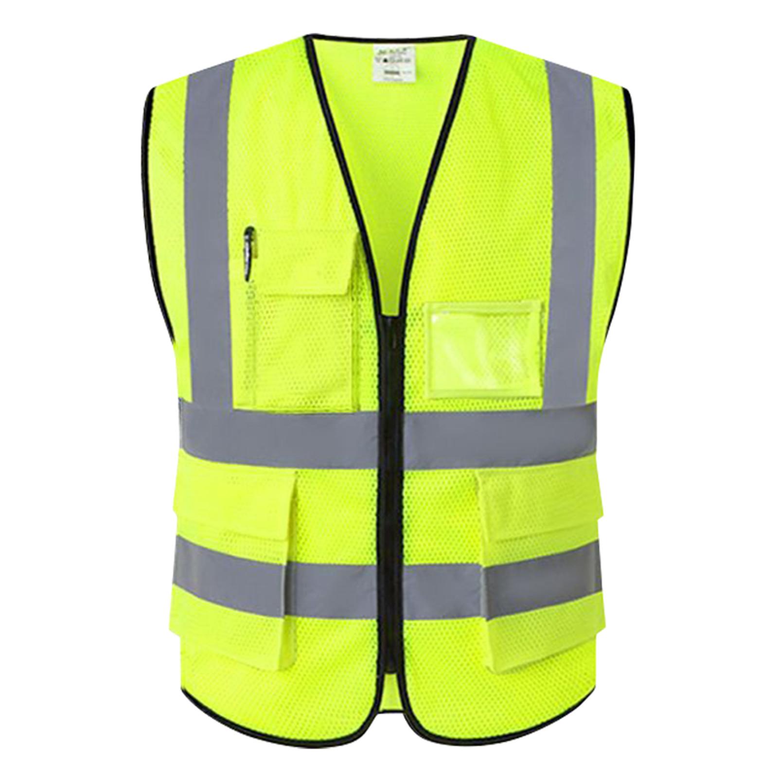 

Одежда для дорожного движения Светоотражающая одежда Яркая флуоресцентная рабочая одежда M