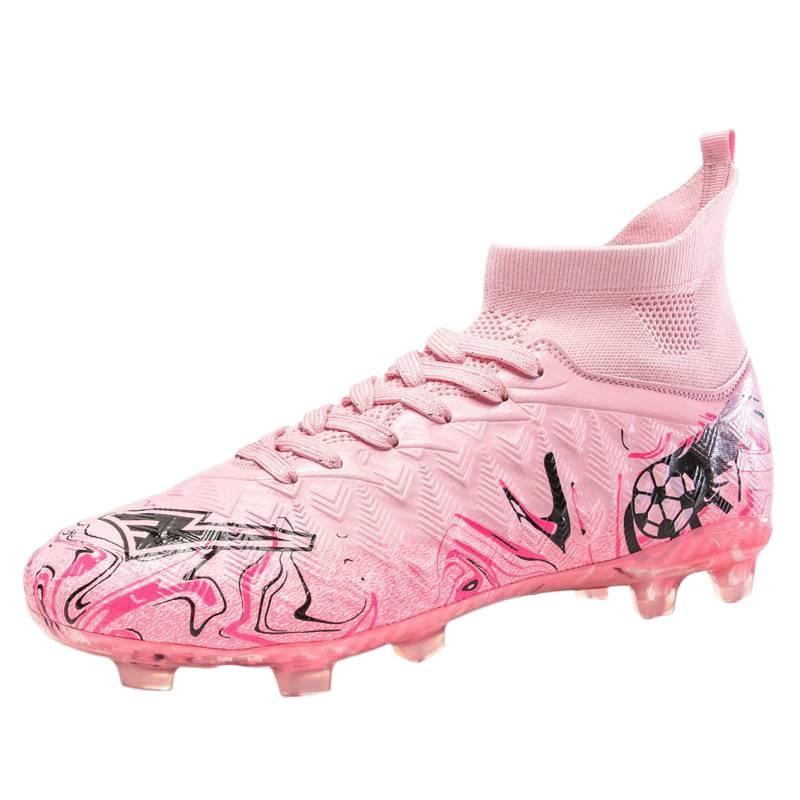 Scarpe da calcio alte uomo e donna tacchetti lunghi TF tacchetti spezzati scarpe da allenamento erba artificiale scarpe sportive giovanili