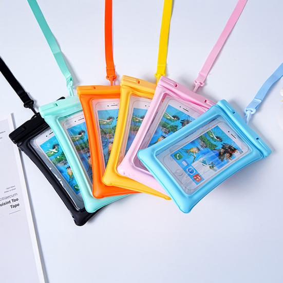 Wasserdichte Handy-Tasche Unterwasser Handy-Trockenbeutel Hülle Lanyard Wasserdicht Strand Schwimmen Kajakfahren Bootfahren Klarer Handy-Halter Schutzhülle