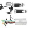 36V 48V 1000W 38A Sine Wave 3 Mode Brushless Controller Full Twist Throttle Grip with Panel Bike Conversion Set