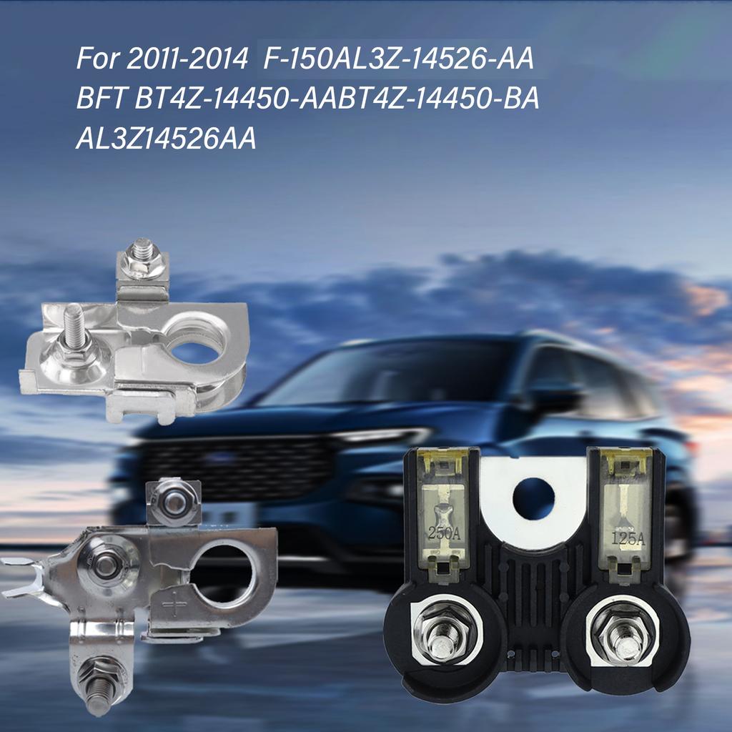 Battery Terminals Replacement with Double Fuses Holder Battery Terminals Upgrads for Electrical Systems for Car 926-010
