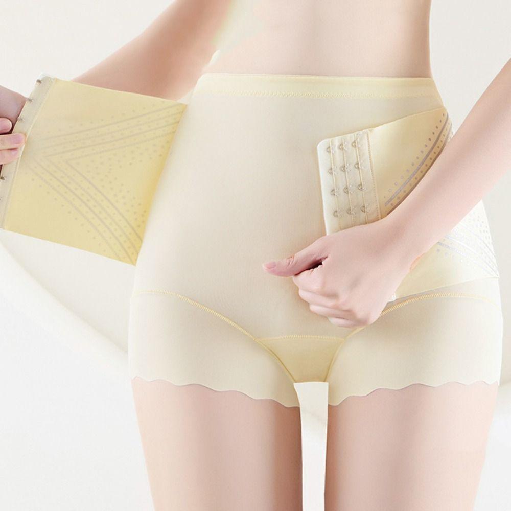 

Shapewear Butt Lifter Briefs Ruffle Slimming Buckle Shapers Lingerie Seamless Underwear Daily XL рожевий