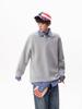 Retro Patchwork Two-Piece Hoodie with Shirt Collar - Men's Trendy Autumn Academic Style Jacket for Couples