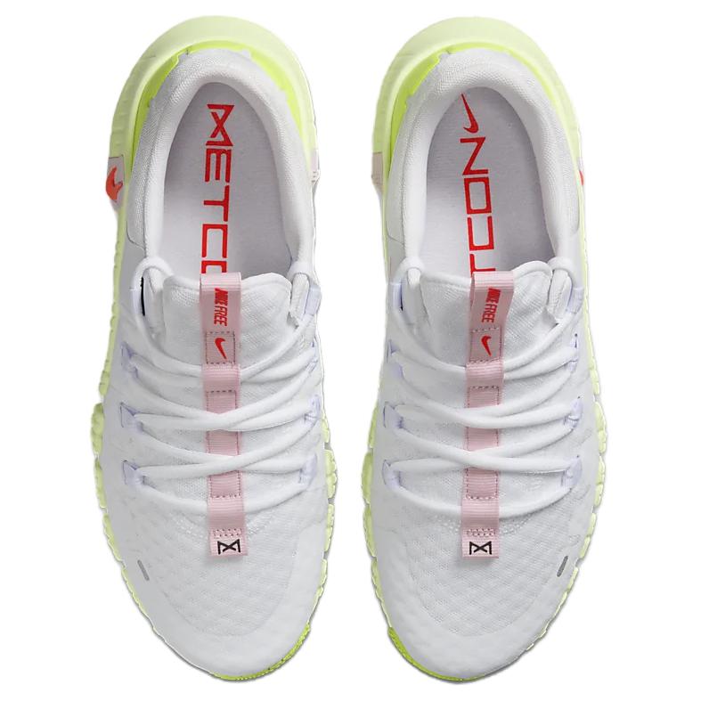 Nike נעלי סניקרס נשים Free Metcon 5 לבן וולט בקושי ורוד-קצף ארגמן בוהק DV3950-104