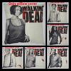 Premium Grey Linen Walking Dead Sofa Pillow Case For Fans Of Zombie Series 45x45cm