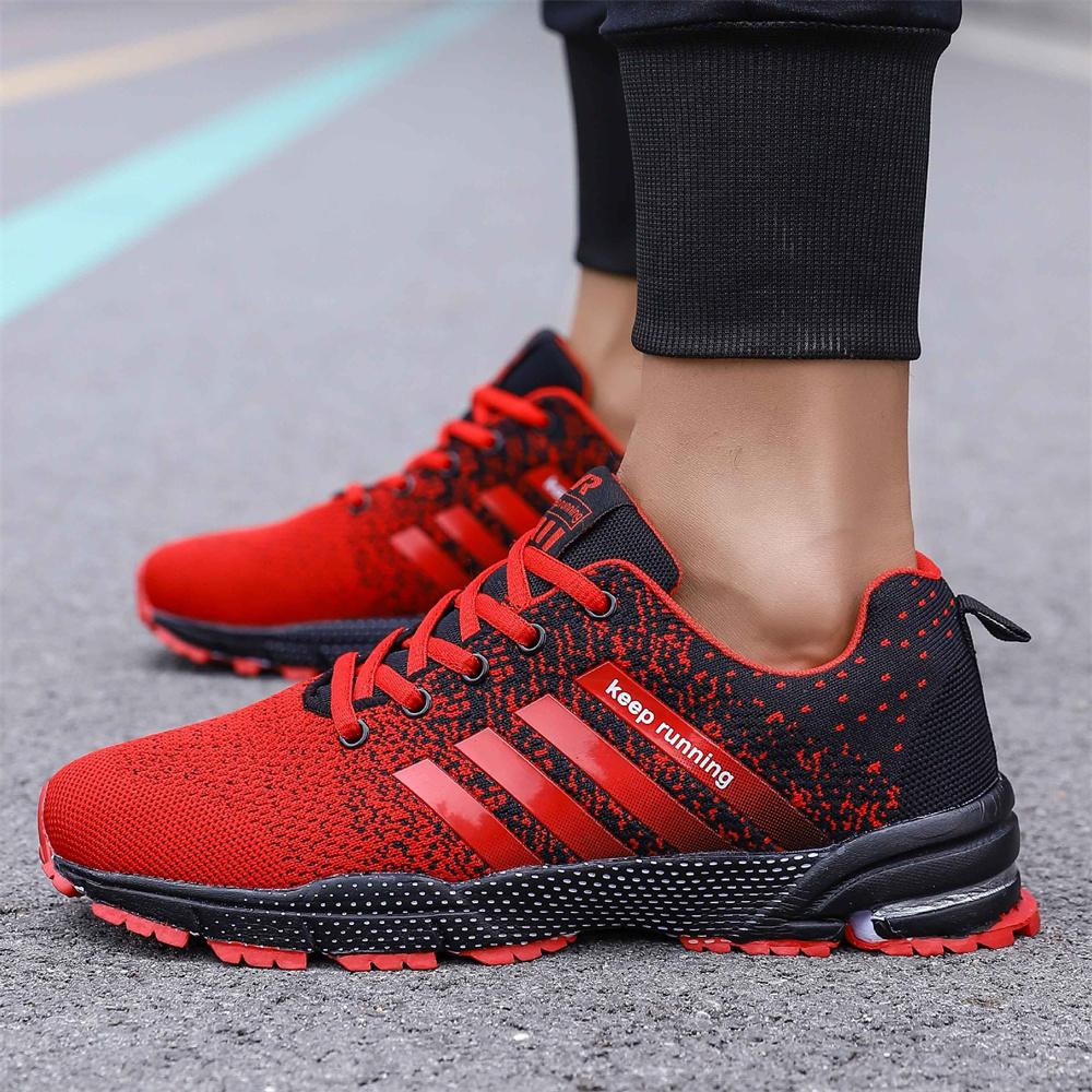 Men's and Women's Flats Fashion Casual Sneakers Couple Walking Shoes Outdoor Breathable Fitness Running Shoes Men Shoes