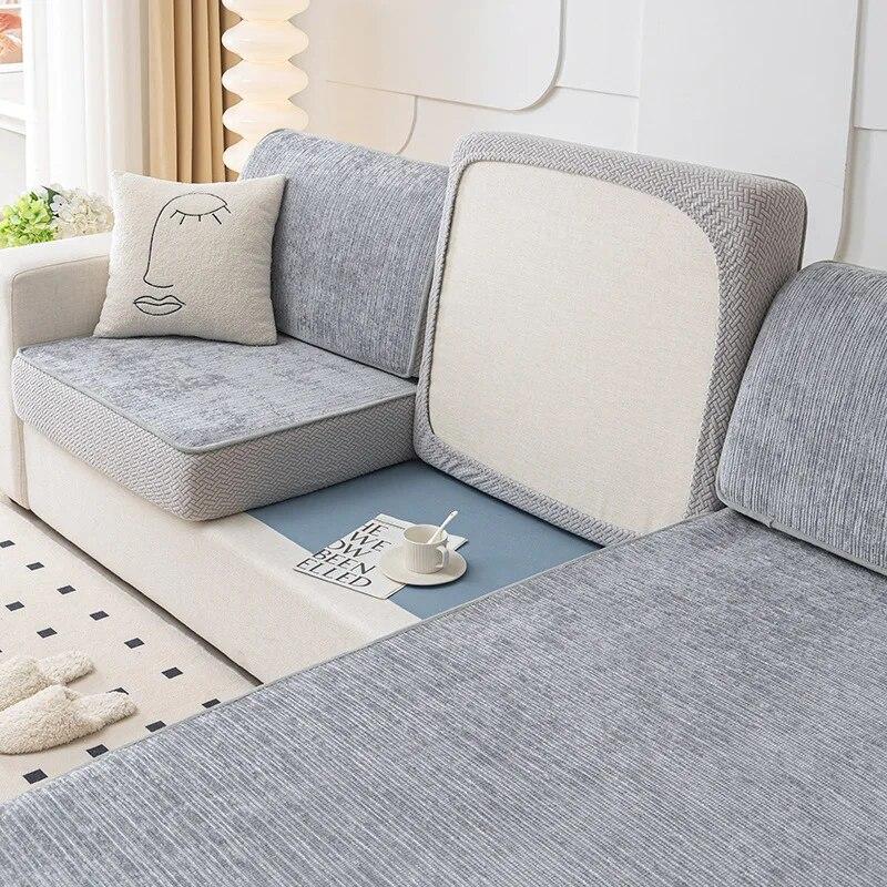 Elastic All-Pack Sofa Cover Four Seasons Universal Non-Slip Anti-Cat Scratch Cushion Cover Thickened Wear Sofa Backrest Hats
