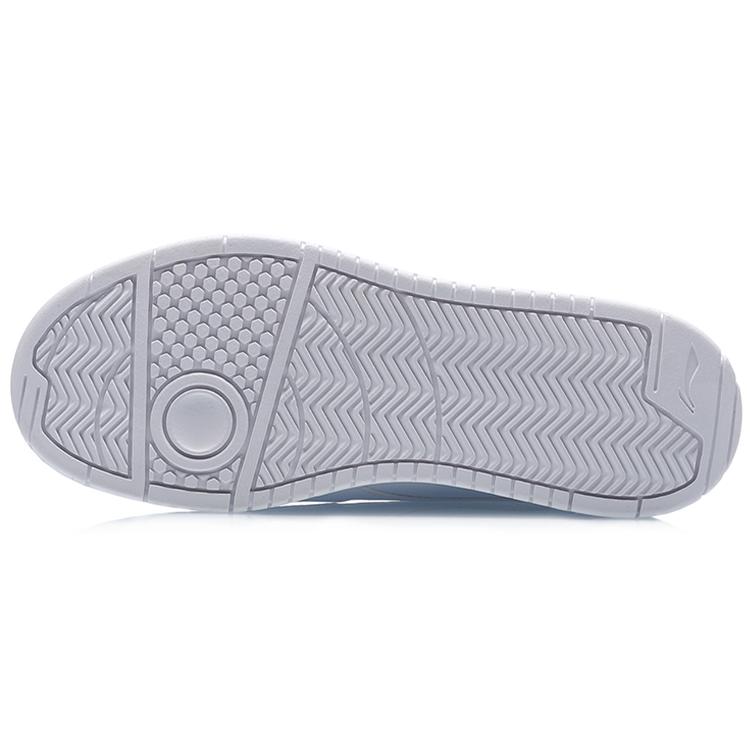 New LiNing Youth Style Low Top Skateboard Shoes Women's White Blue AGCP422-4