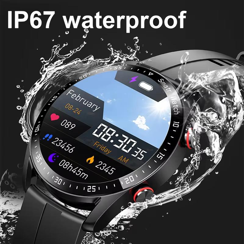 2025 New ECG+PPG Bluetooth Call Smart Watch Men Health Heart Rate Blood Pressure Fitness Sports Watches Man Sports Waterproof Smartwatch