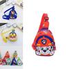 Paw Patrol Cartoon Kids Chest Bag With Polyester Print For Daily Use