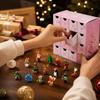 Christmas Advent Calendar Building Set with Surprise Toys for Desktop