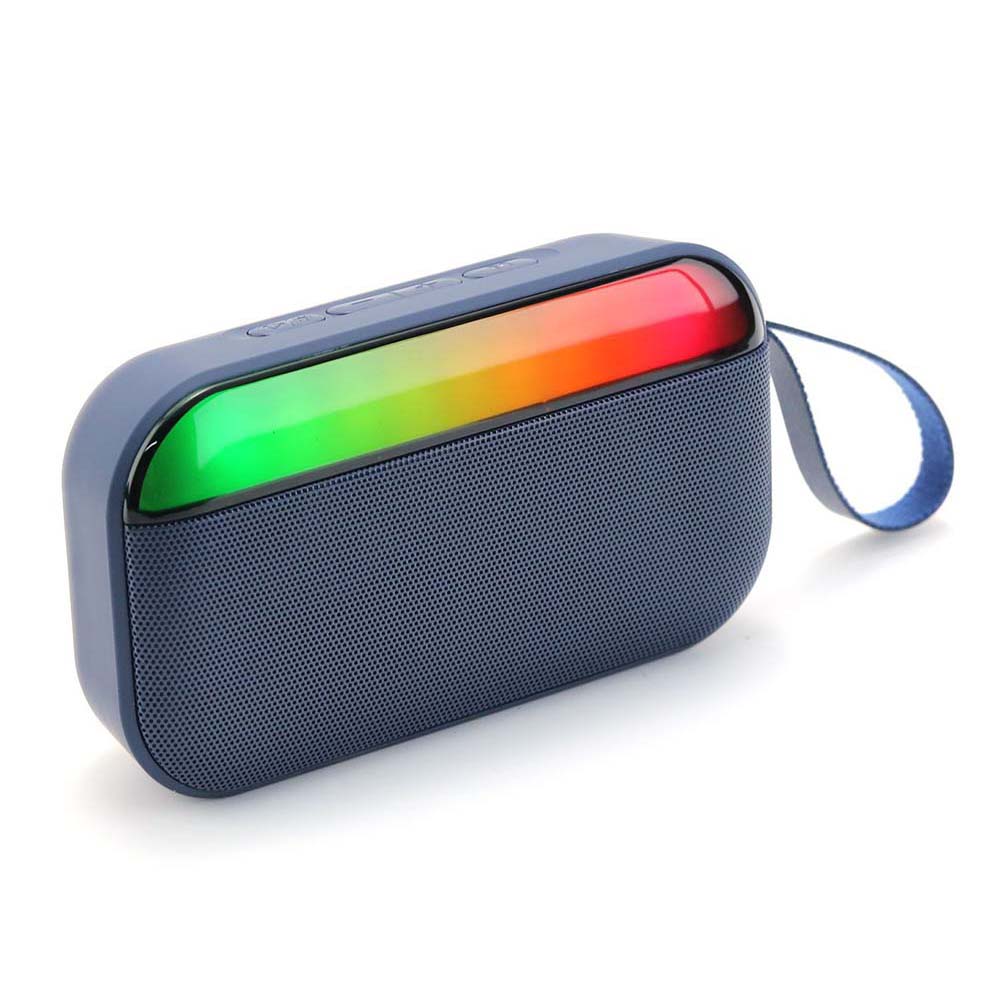 

BS56 Сумісний з Bluetooth 5.0 TWS Бездротовий Динамік IPX7 Водонепроникний Портативний Гучномовець зі Шнурком Blue