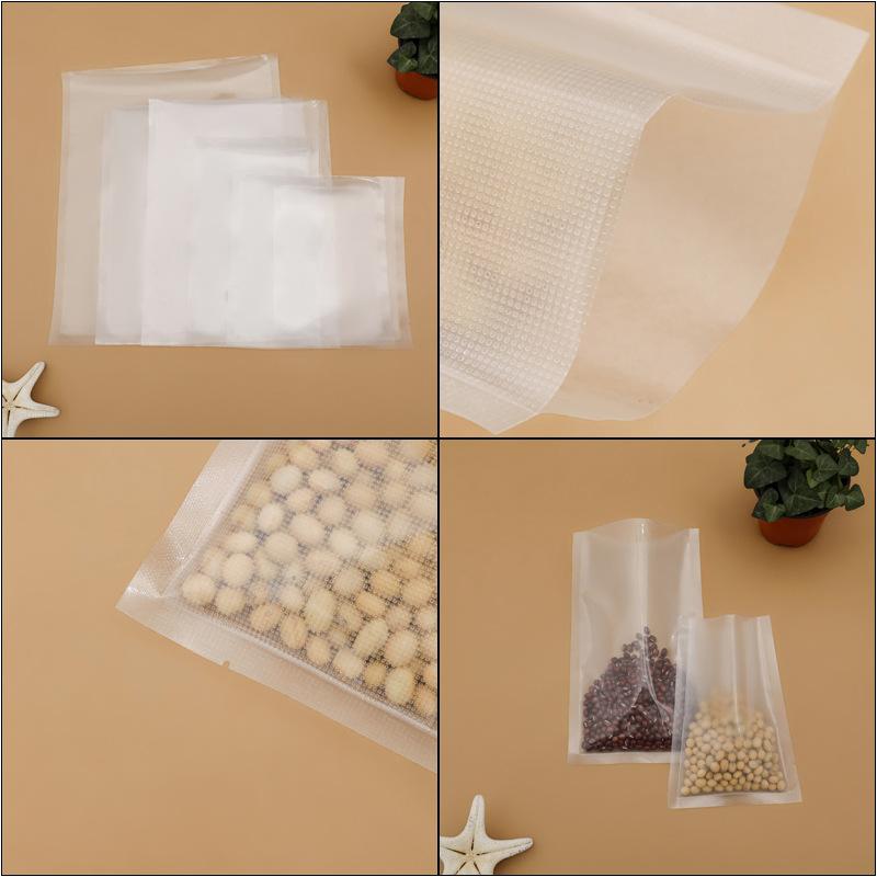50pcs Vacuum Sealer Bags Food Grade Nylon Composite Pouches for Meat Produce Meal Prep Freezer and Sous Vide